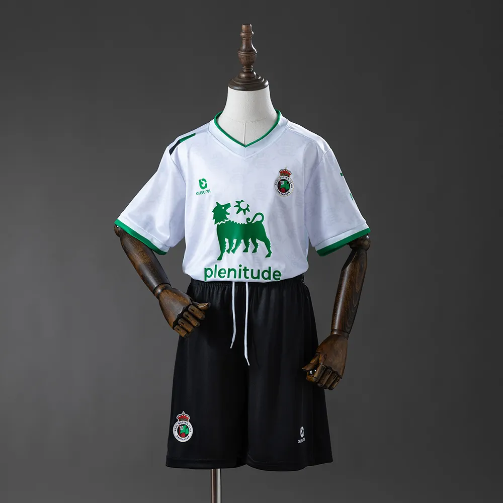 Racing Santander 25/26 Home Kids Kit Jersey — 2/2