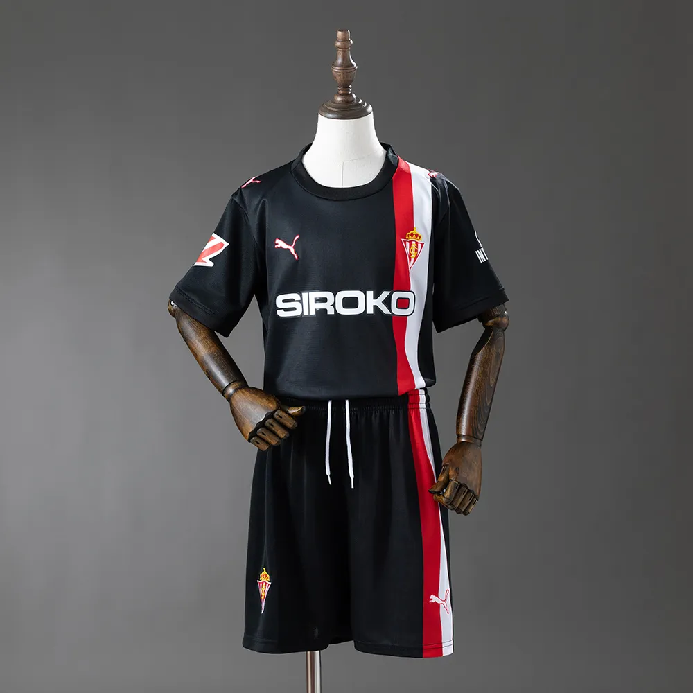 Sporting Gijon 25/26 Away Kids Kit Jersey — 2/2