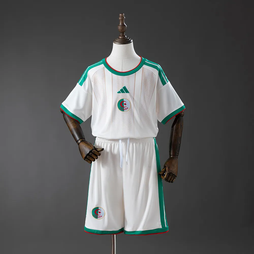 Algeria 2026 Home Kids Kit Jerseys — 1/2
