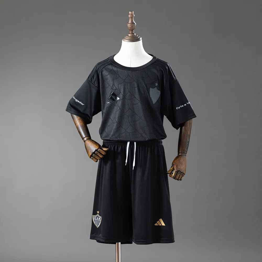 Atlético Mineiro 25/26 Limited Edition - Black Kids Kit Jersey — 1/2