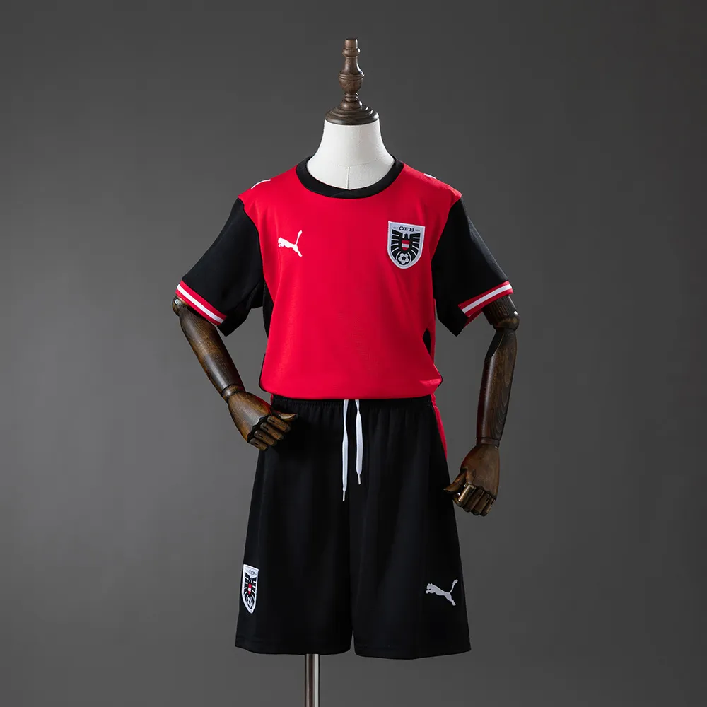 Austria 2026 Home Kids Kit Jersey — 1/2