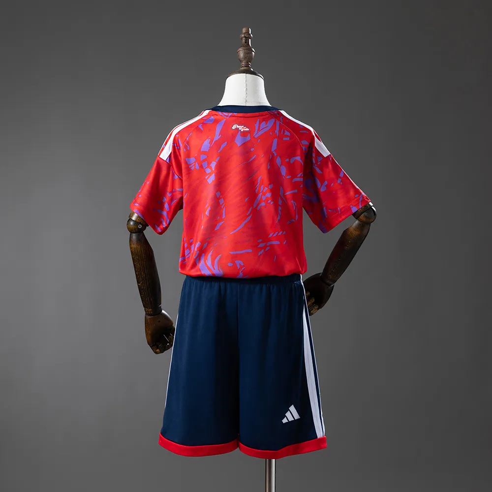 Costa Rica 2026 Home Kids Kit Jersey — 2/2