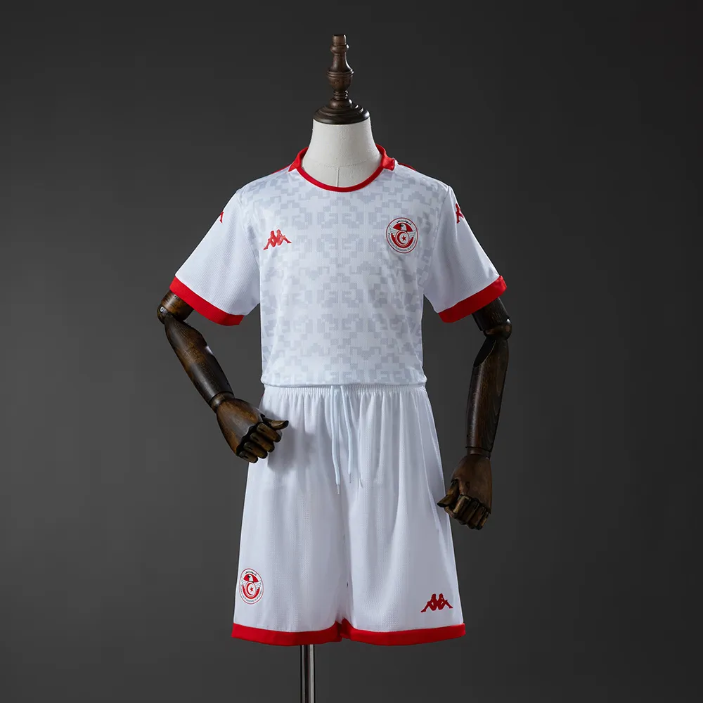 Tunisia 2026 Away Kids Kit Jersey — 1/2