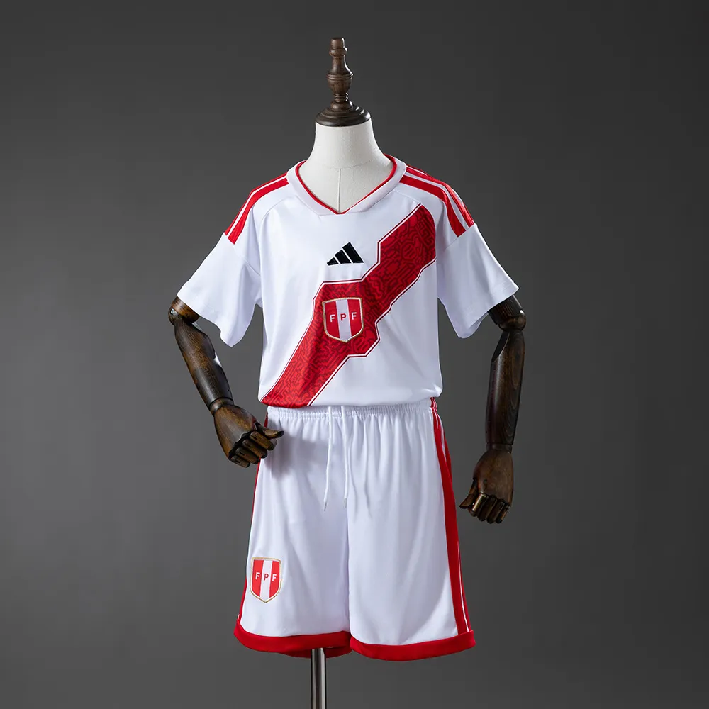 Peru 2026 Home Kids Kit Jersey — 1/2