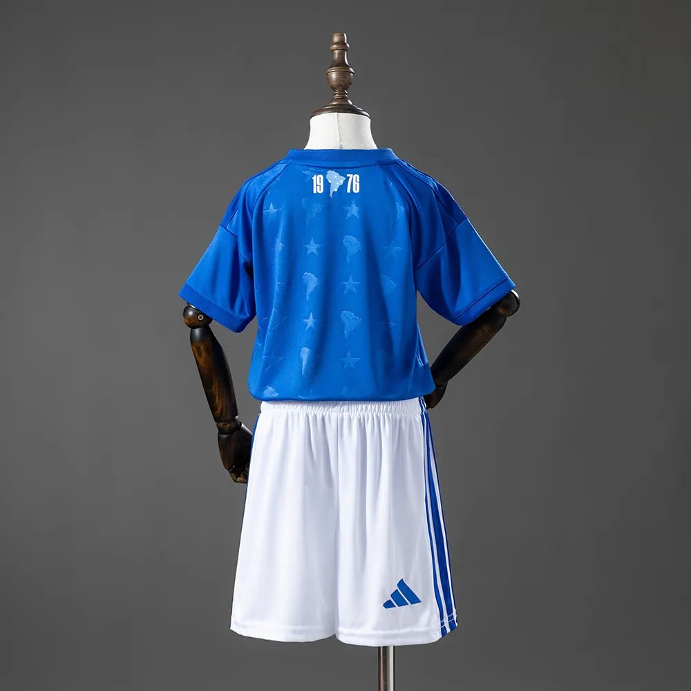 Cruzeiro 26/7 Home kids kit Jersey
