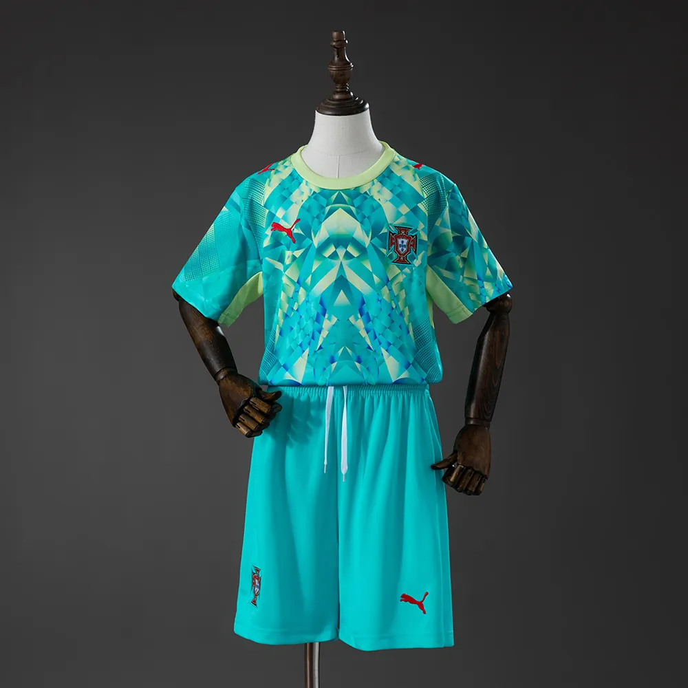 Portugal 2026 GK-Green Kids Kit Jersey — 2/2