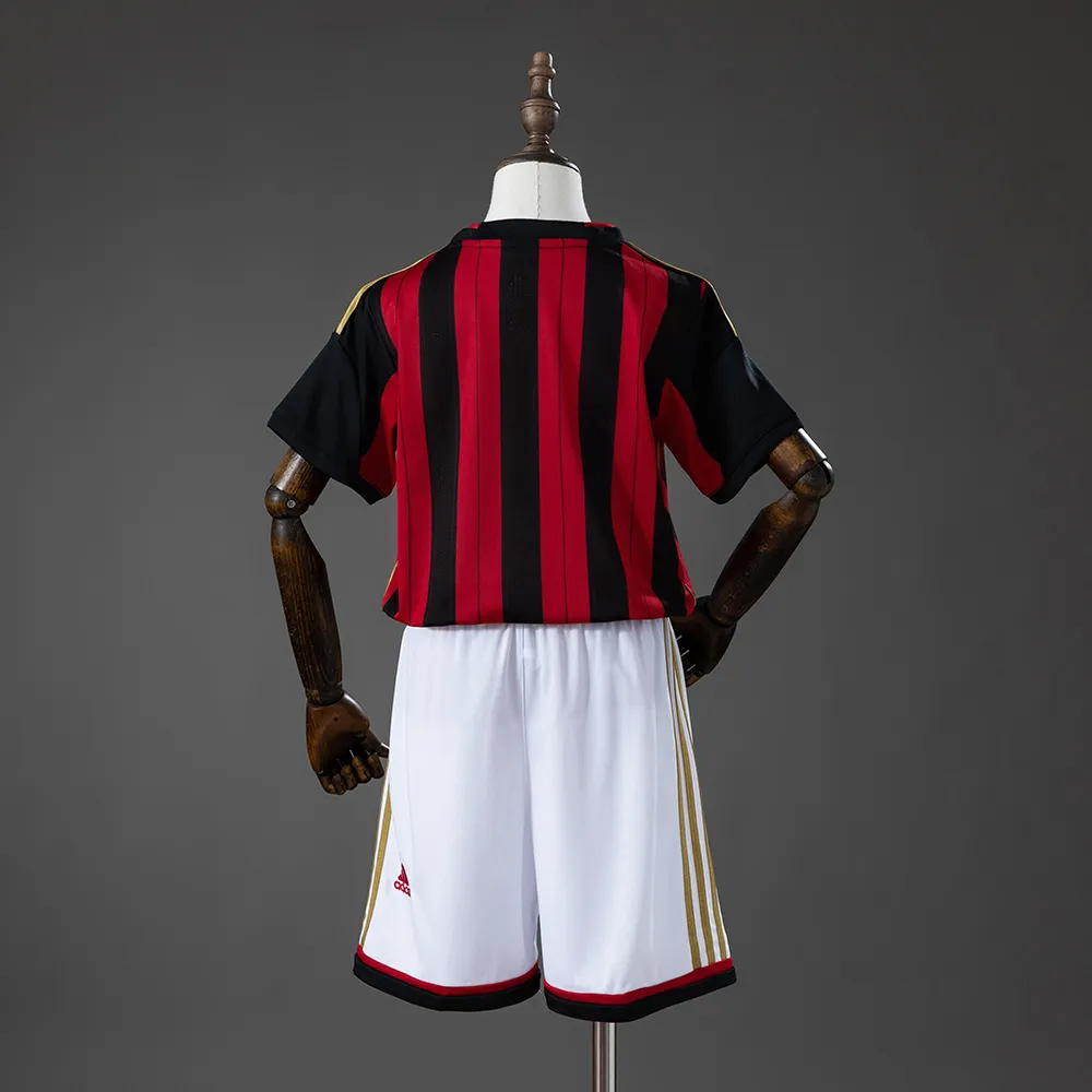 AC Milan 13/14 Home Retro Kids Kit Jersey