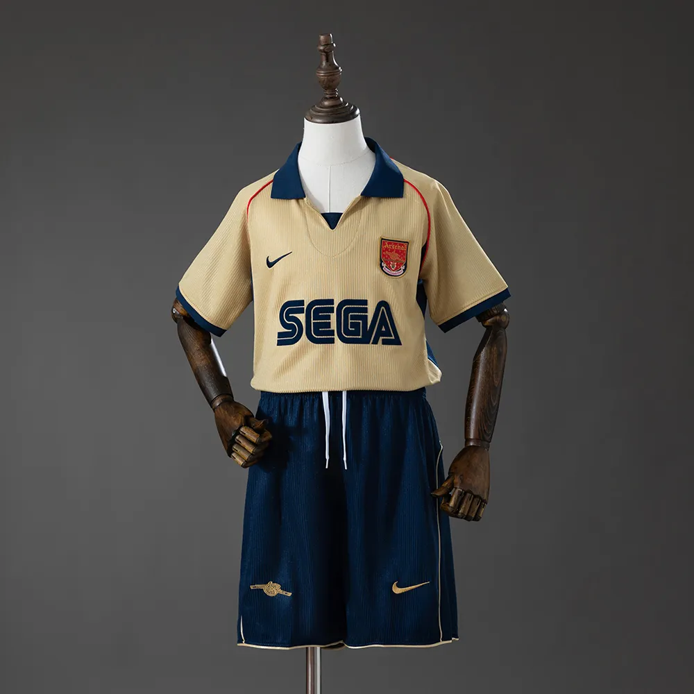 Arsenal 01/02 Away Retro Kids Kit Jersey — 2/2