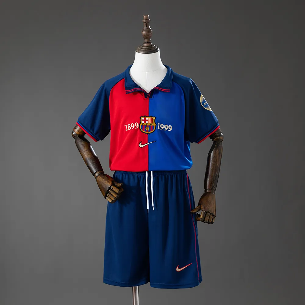 Barcelona 100th Anniversary Retro Kids Kit Jersey — 2/2