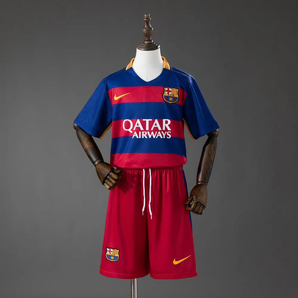 Barcelona 15/16 Home Retro Kids Kit Jersey — 2/2
