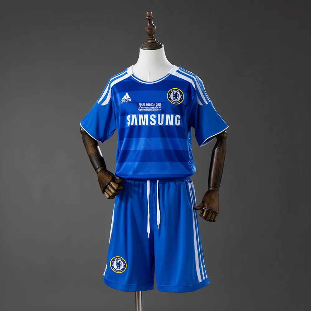 Chelsea 11/12 Home (UEFA Champions League) Retro Kids Kit Jersey — 2/2