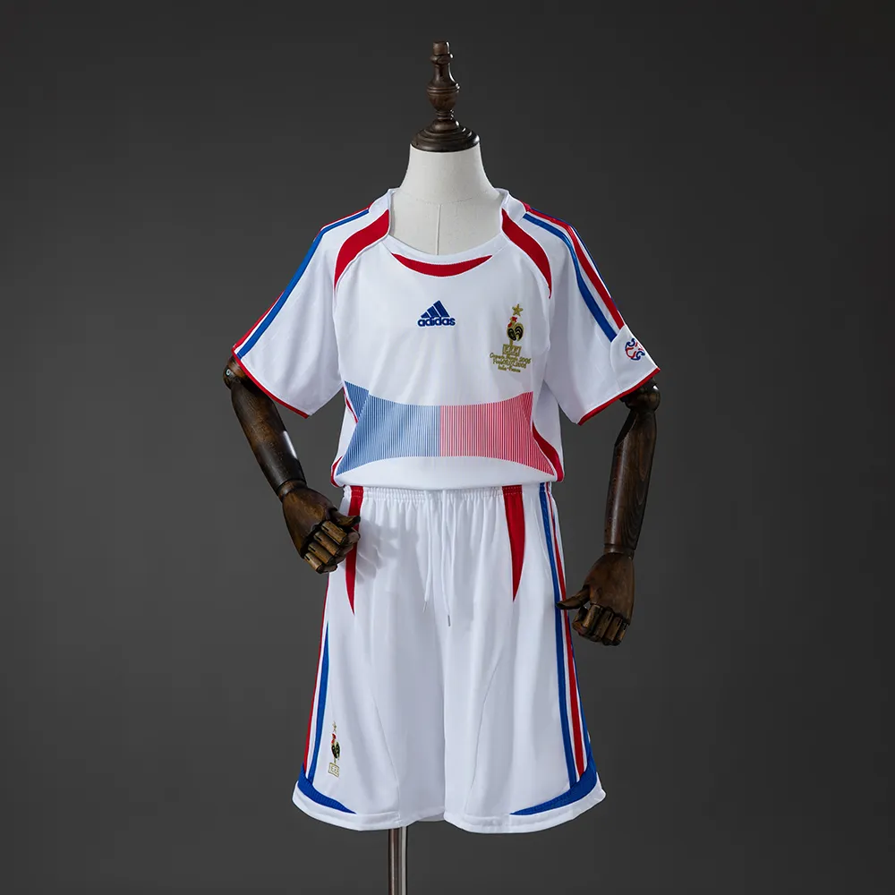 France 2006 Home Retro Kids Kit Jersey — 2/2