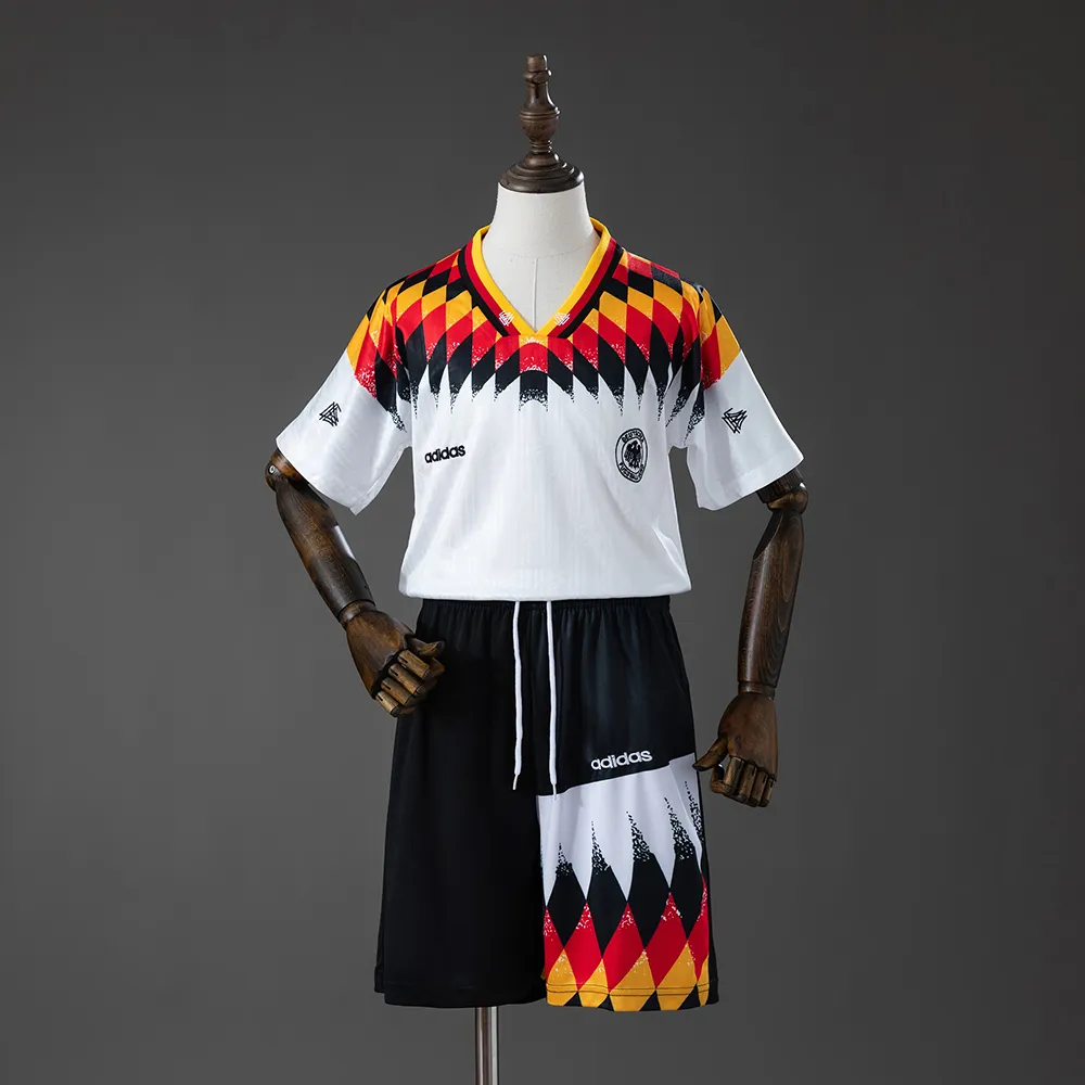 Germany 1994 Home Retro Kids Kit Jersey — 2/2