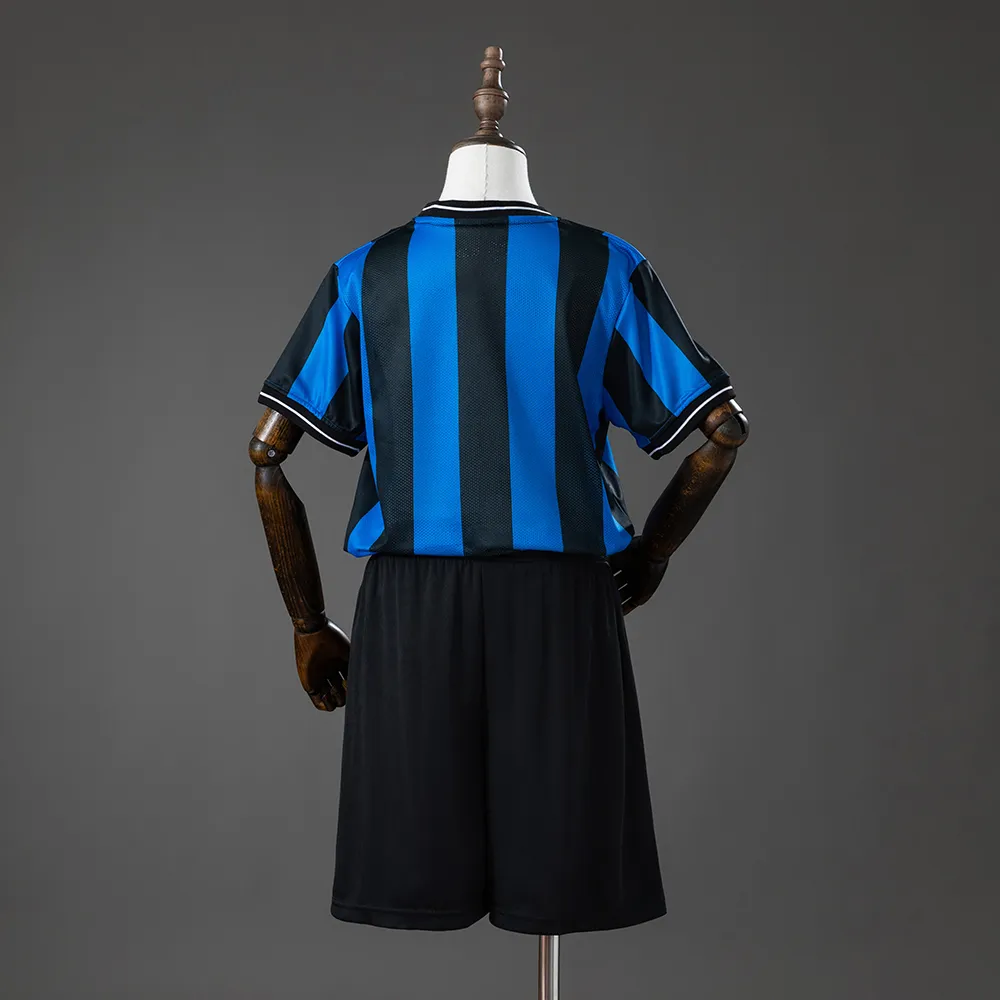 Inter Milan 09/10 Home (UEFA Champions League) Retro Kids Kit Jersey