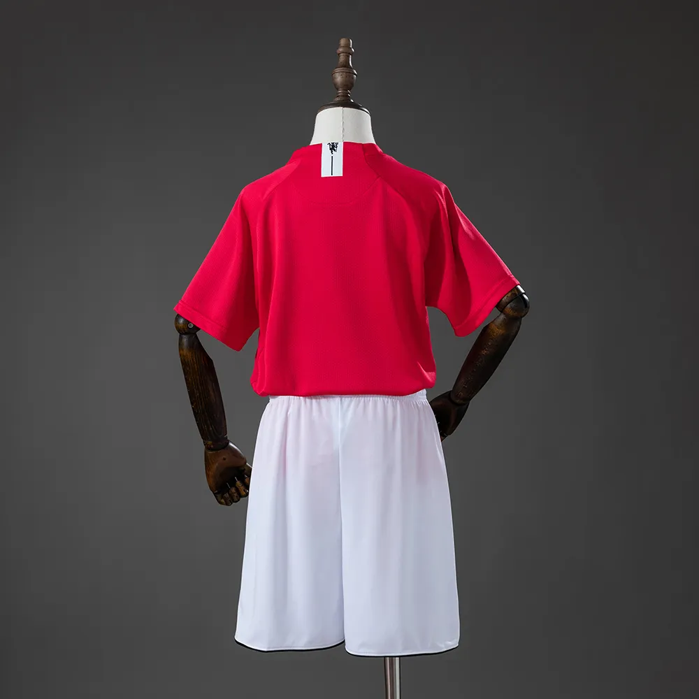 M-U 07/08 Home Retro Kids Kit Jersey