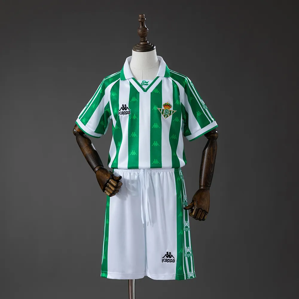 Real Betis 95/97 Home Retro Kids Kit Jersey