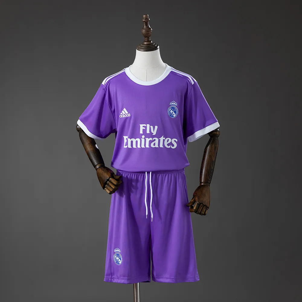 Real Madrid 16/17 Away Retro Kids Kit Jersey — 2/2