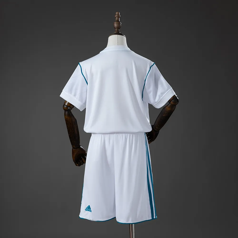 Real Madrid 17/18 Home Retro Kids Kit Jersey — 1/2