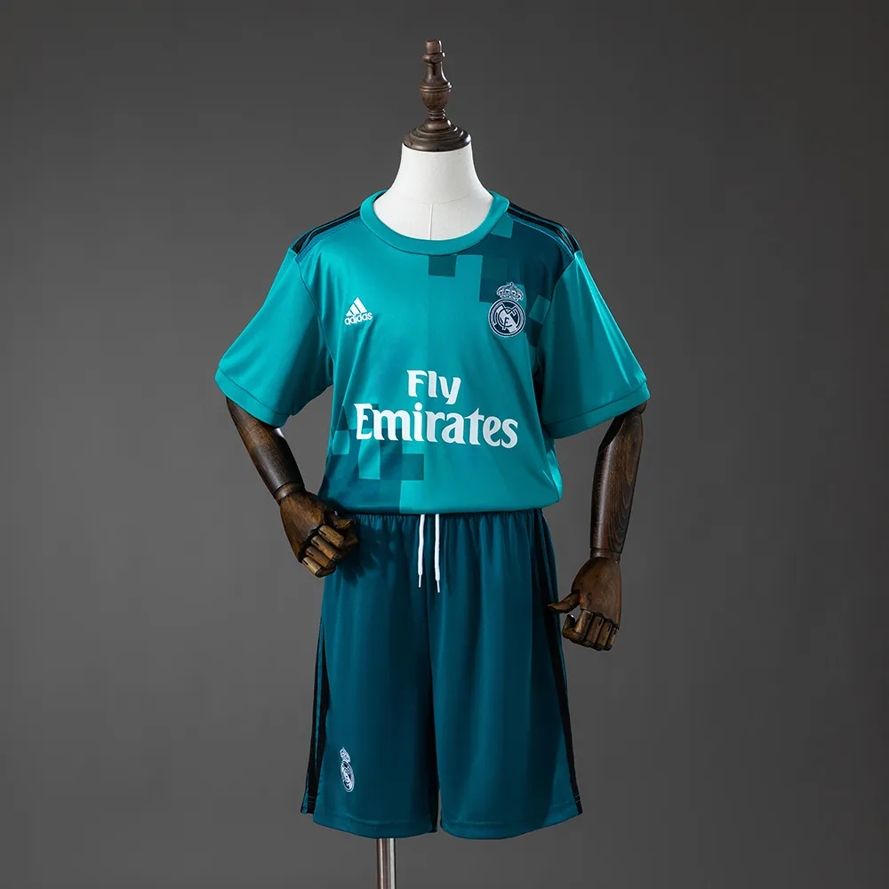 Real Madrid 17/18 Third Away Retro Kids Kit Jersey — 2/2