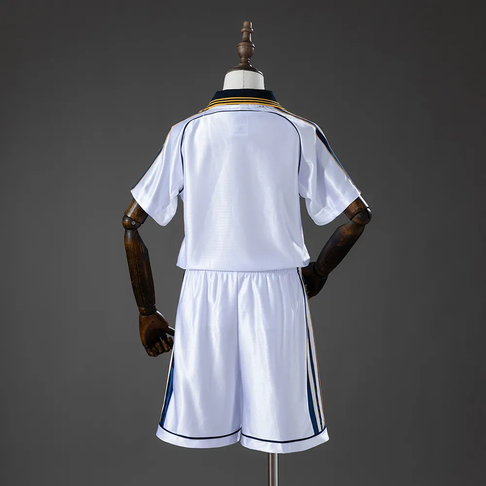 Real Madrid 98/00 Home Retro Kids Kit Jersey — 1/2