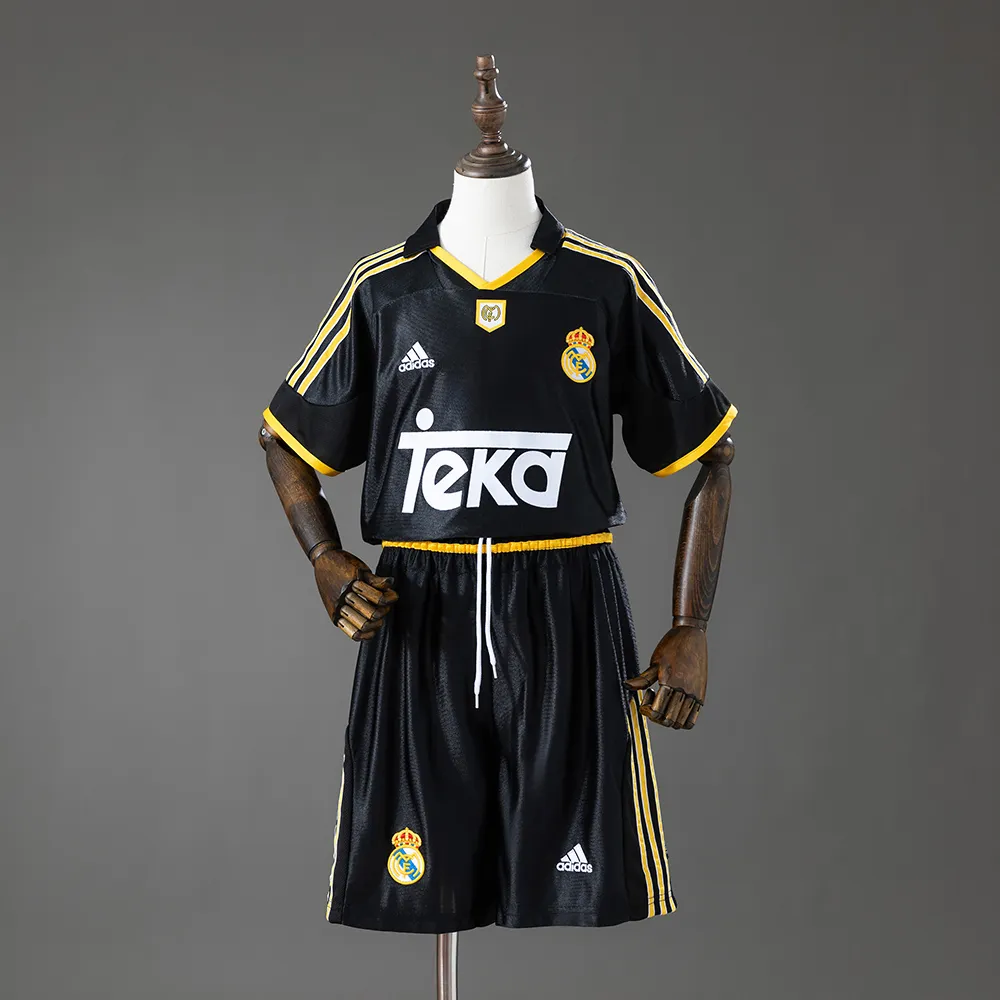 Real Madrid 99/01 Away Retro Kids Kit Jersey — 2/2