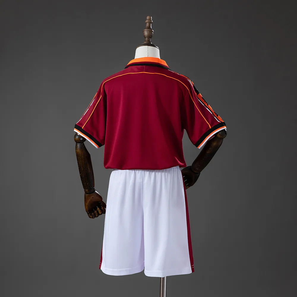 Roma 98/99 Home Retro Kids Kit Jersey