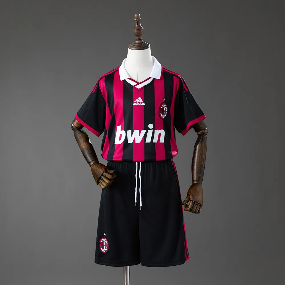 AC Milan 09/10 Home Retro Kids Kit Jersey — 2/2