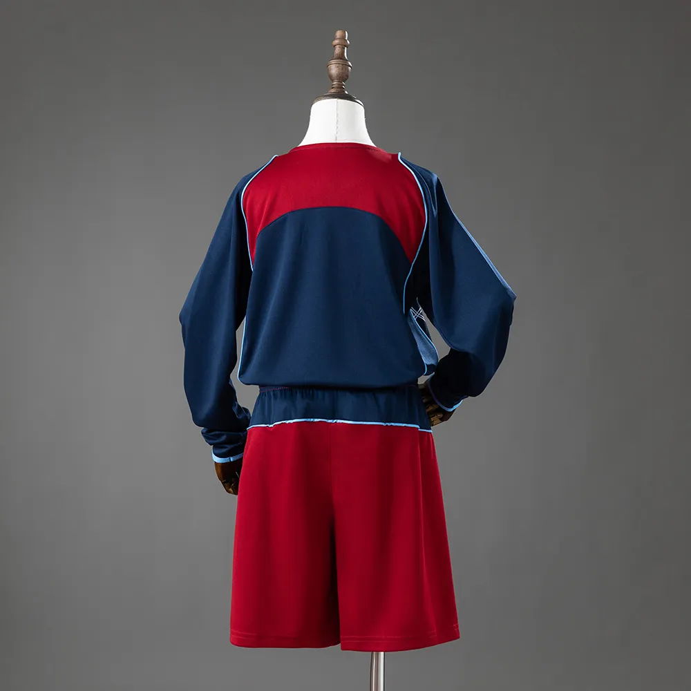 Atletico Madrid 04/05 Away Retro Long-Sleeve Kids Kit Jersey