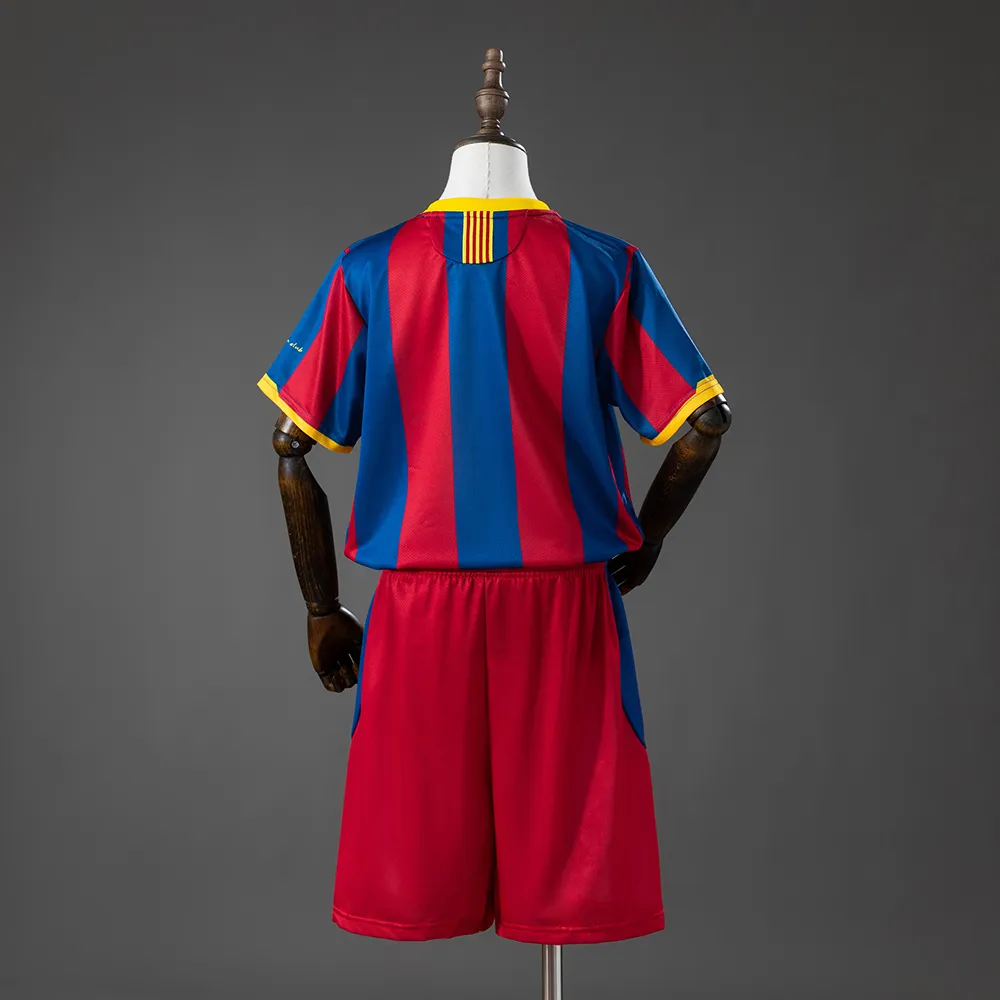 Barcelona 10/11 Home Retro Kids Kit Jersey