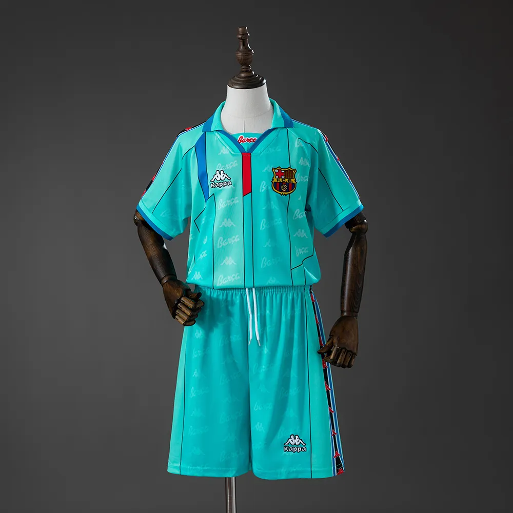 Barcelona 96/97 Away Retro Kids Kit Jersey — 2/2