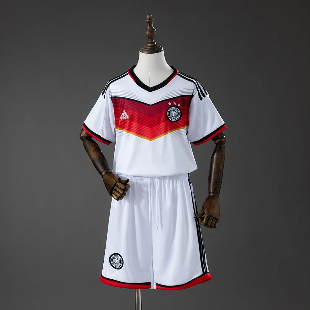Germany 2014 Home Retro Kids Kit Jersey — 2/2