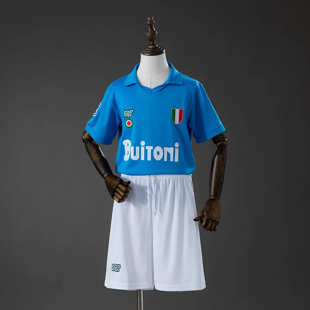 Napoli 87/88 Home Retro Kids Kit Jersey — 2/2