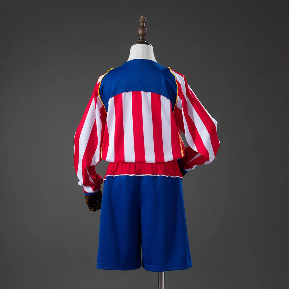 Atletico Madrid 04/05 Home Retro Long Sleeve Kids Kit Jersey