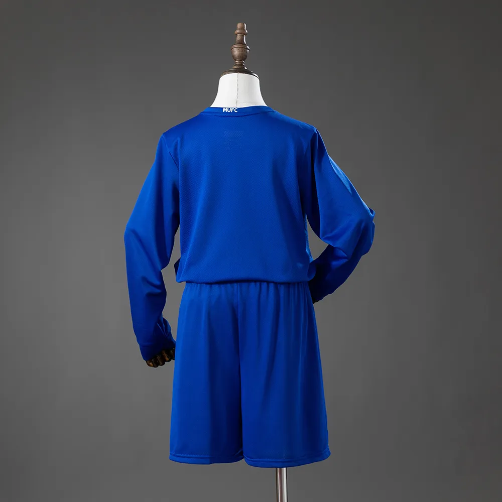 M-U 08/09 Third Away Retro Long-Sleeve Kids Kit Jersey