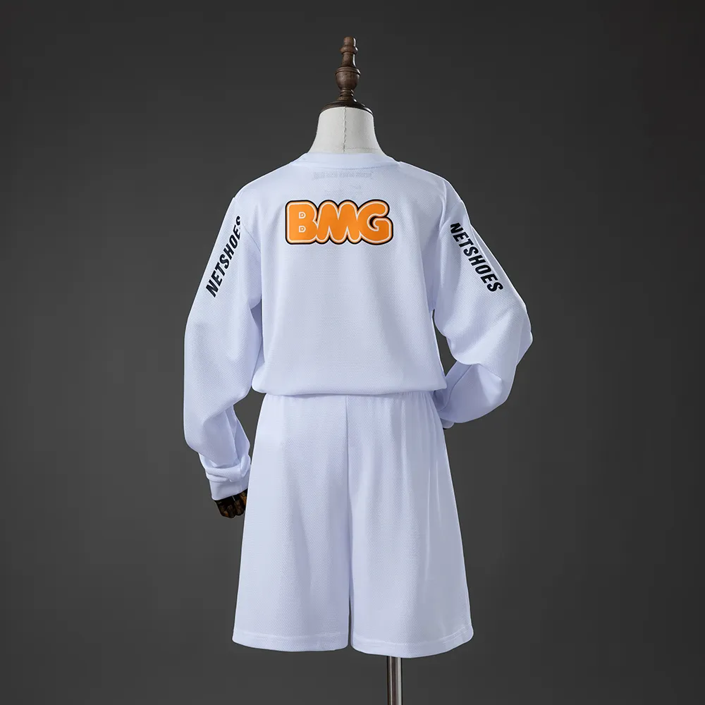 Santos 12/13 Home Retro Long Sleeve Kids Kit Jersey