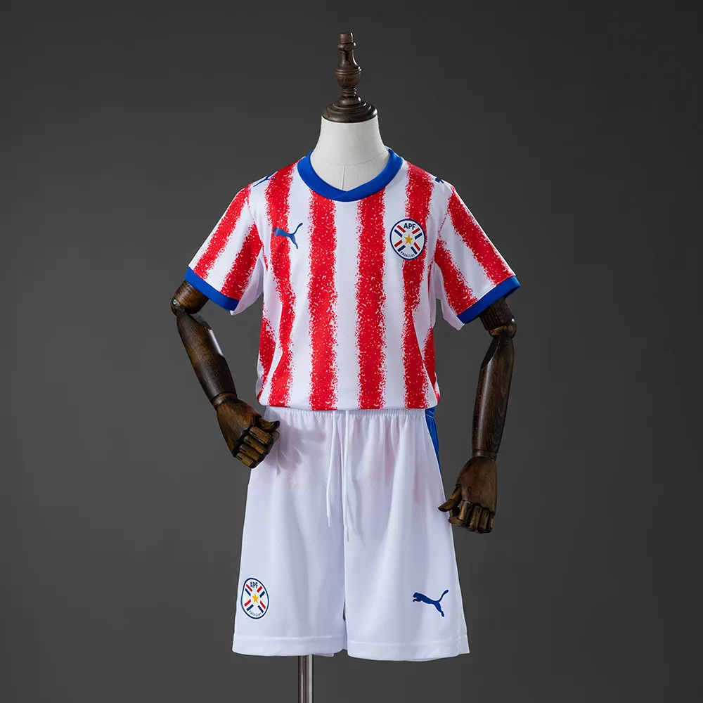 Paraguay 2026 Home Kids Kit Jersey — 2/2