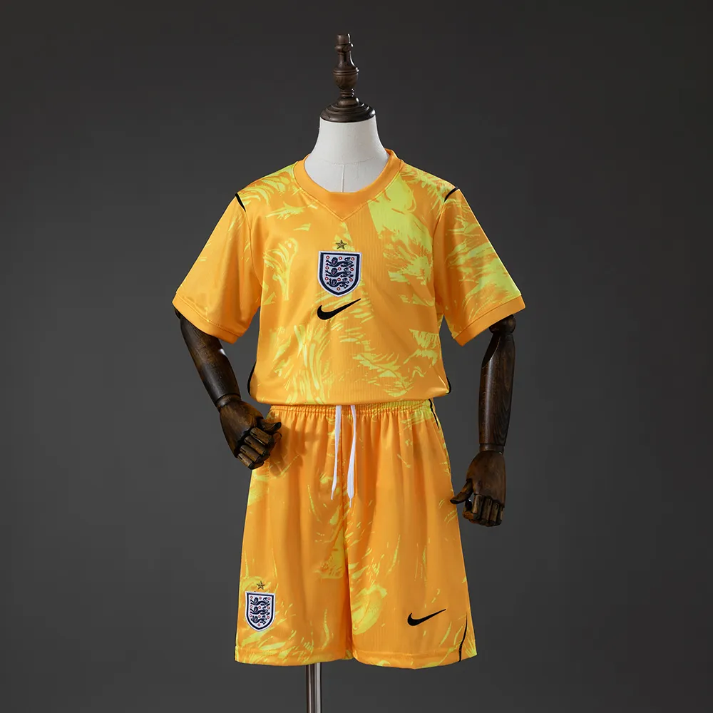 England 2026 GK Kids Kit Jersey - Yellow — 2/2