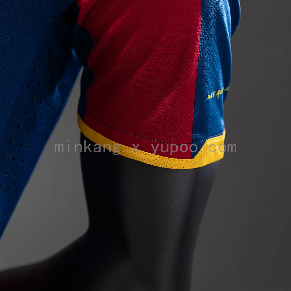 Barcelona 10/11 Home Long Sleeve Player Version Retro Jersey — 2/2