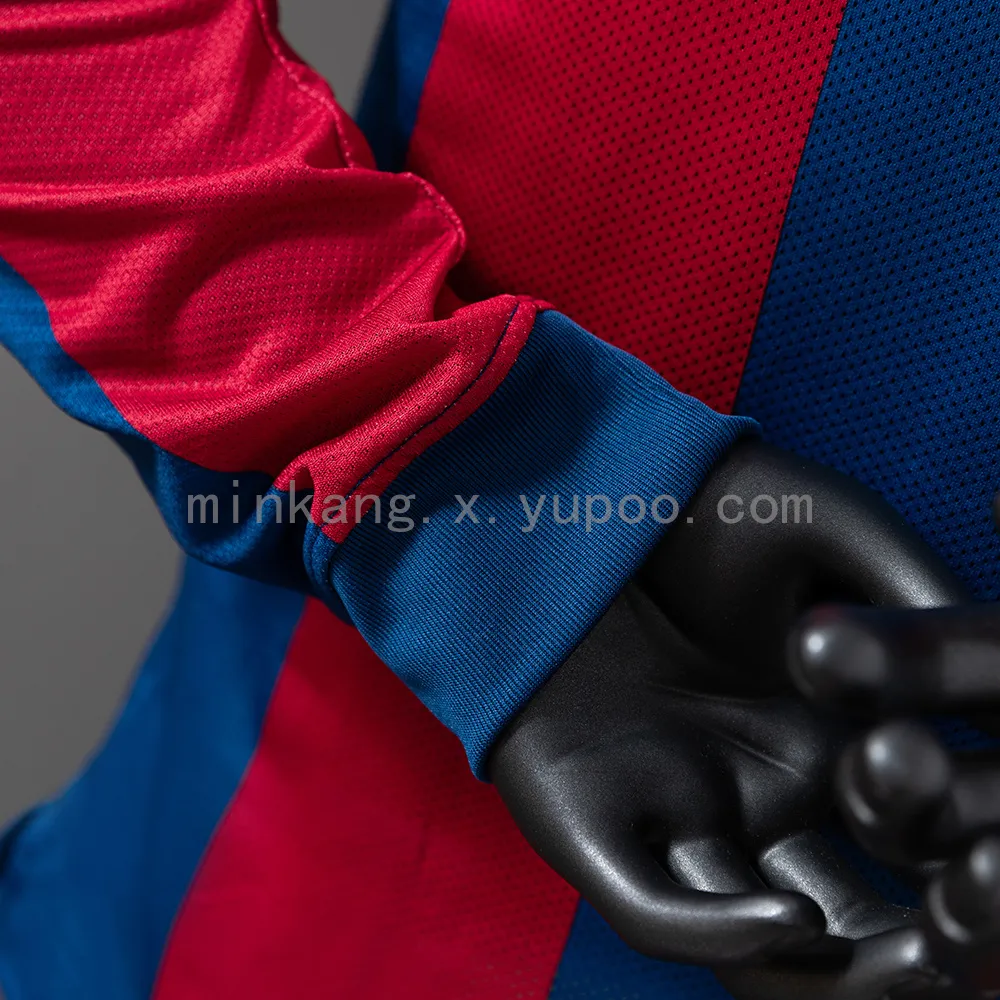 Barcelona 10/11 Home Long Sleeve Player Version Retro Jersey