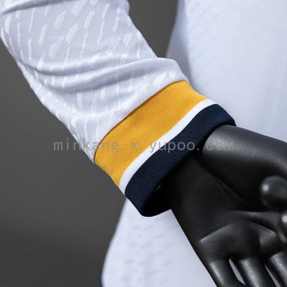 Real Madrid 23/24 Home Long Sleeve Player Version Jersey