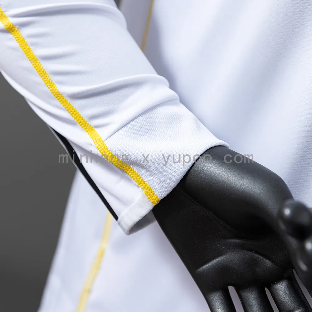 Real Madrid 0910 Home Long Sleeve Player Version Retro Jersey — 1/2