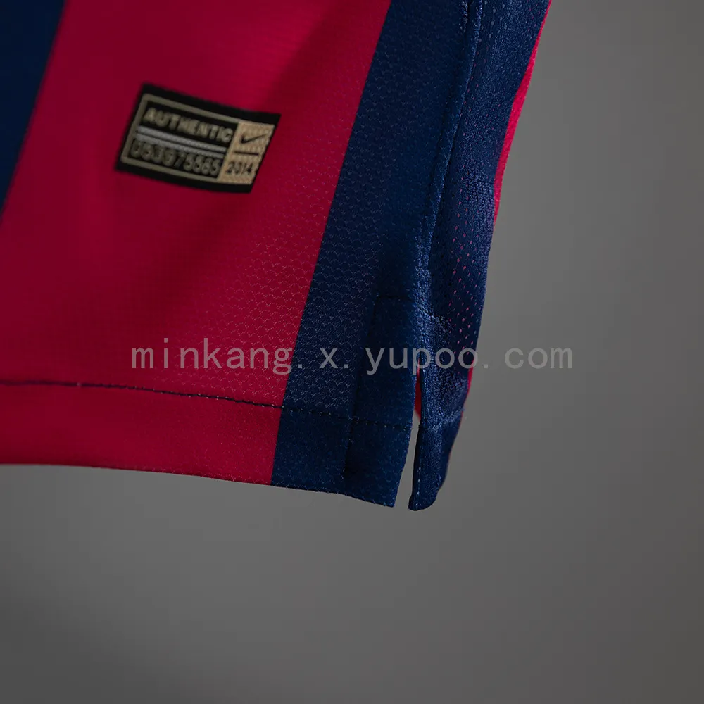Barcelona 14/15 Home Long Sleeve Player Version Retro Jersey — 2/2