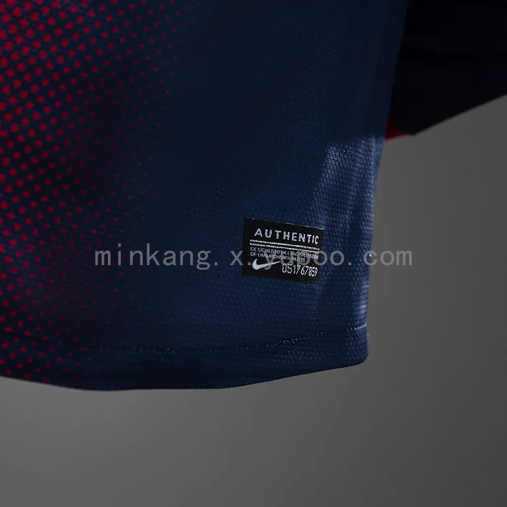 Barcelona 12/13 Home Long Sleeve Player Version Retro Jersey — 2/2