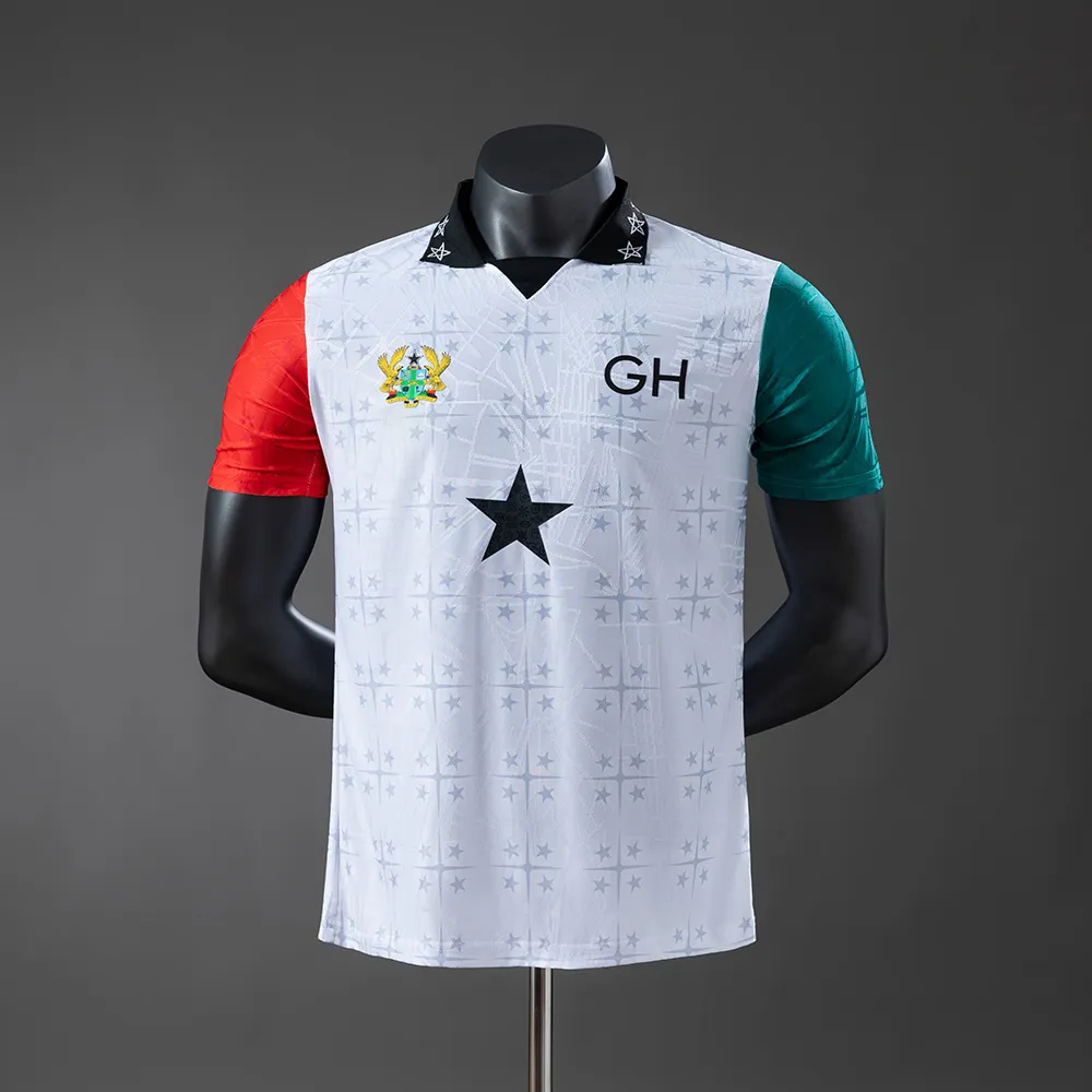Ghana 2025 Commemorative Edition - White Player Version Jersey
