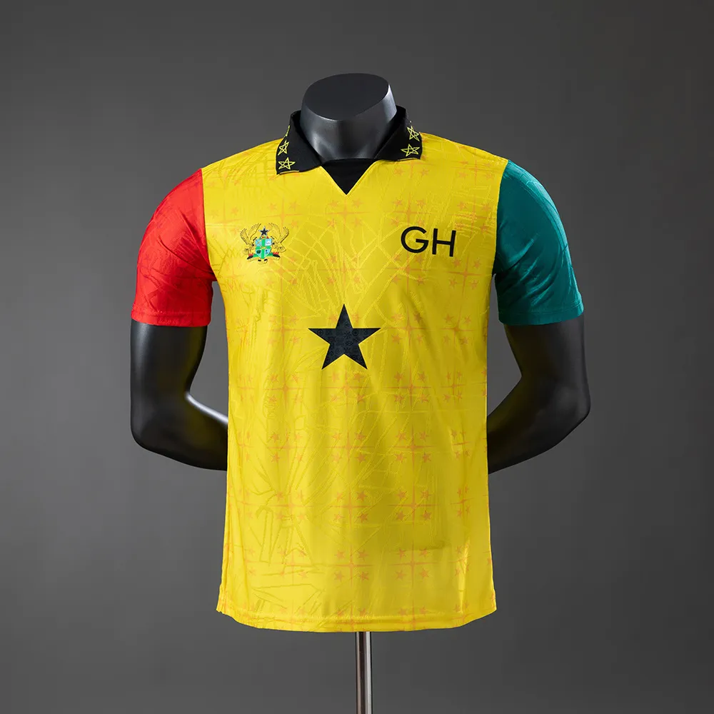 Ghana 2025 Commemorative Edition - Yellow Player Version Jersey — 1/2