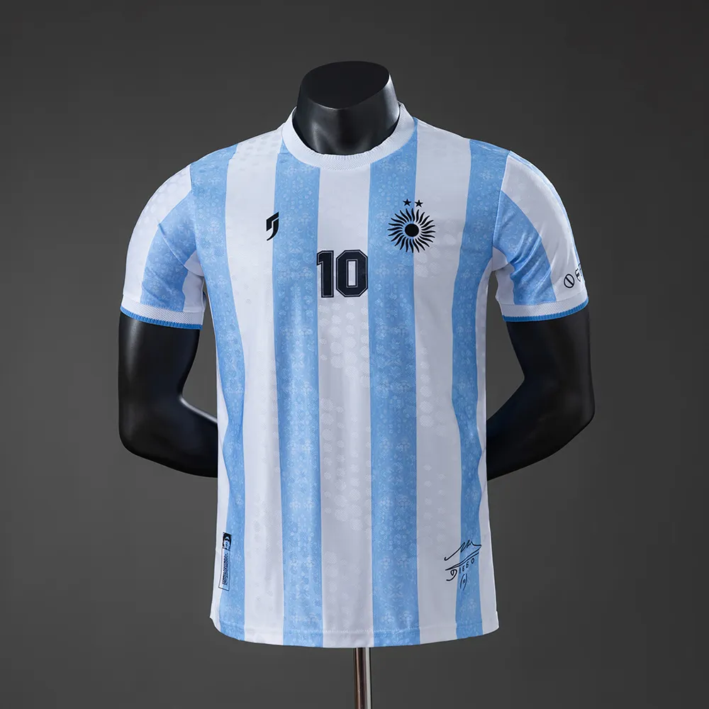 Argentina Maradona #10 Special Edition Player Version Jersey — 1/2